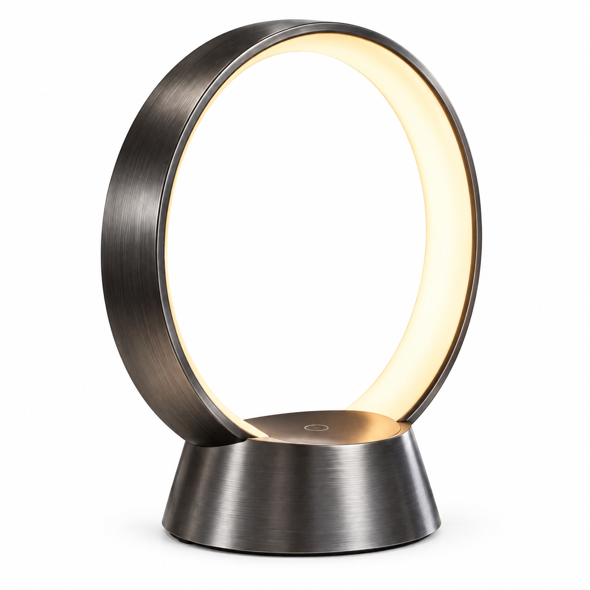 Elvoriad™ Halo Arc Rechargeable Table Lamp – Cordless Touch Dimmable LED Bedside & Accent Lamp