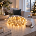 Elvoriad™ Winterline Smart Micro LED Garland – USB-C Rechargeable Holiday Accent Light