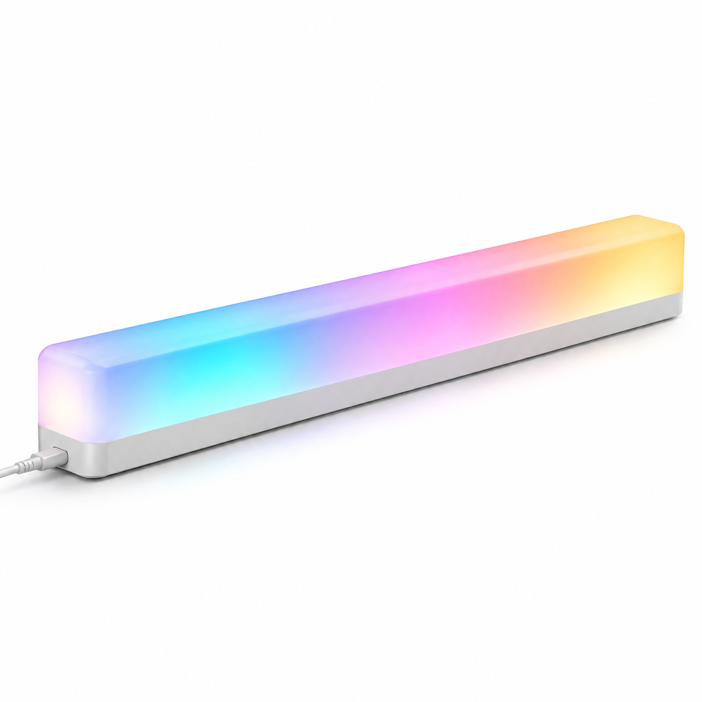 Elvoriad™ Aurora Window Glow – Smart RGB Holiday Window & Shelf Light Bar